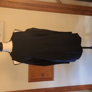 Torrid Black Cold Shoulder Cutout Foxy Top Size 3 (22/24)